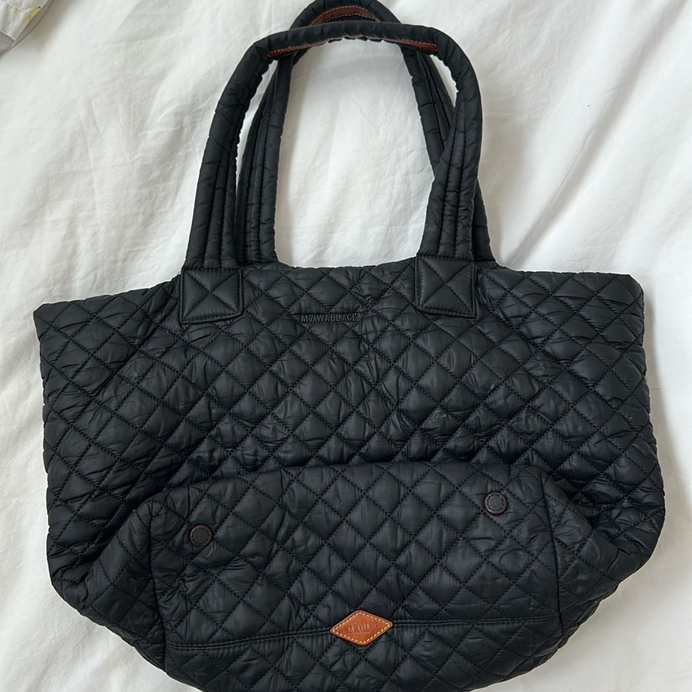 MZ Wallace Medium Metro Quilted Nylon Tote